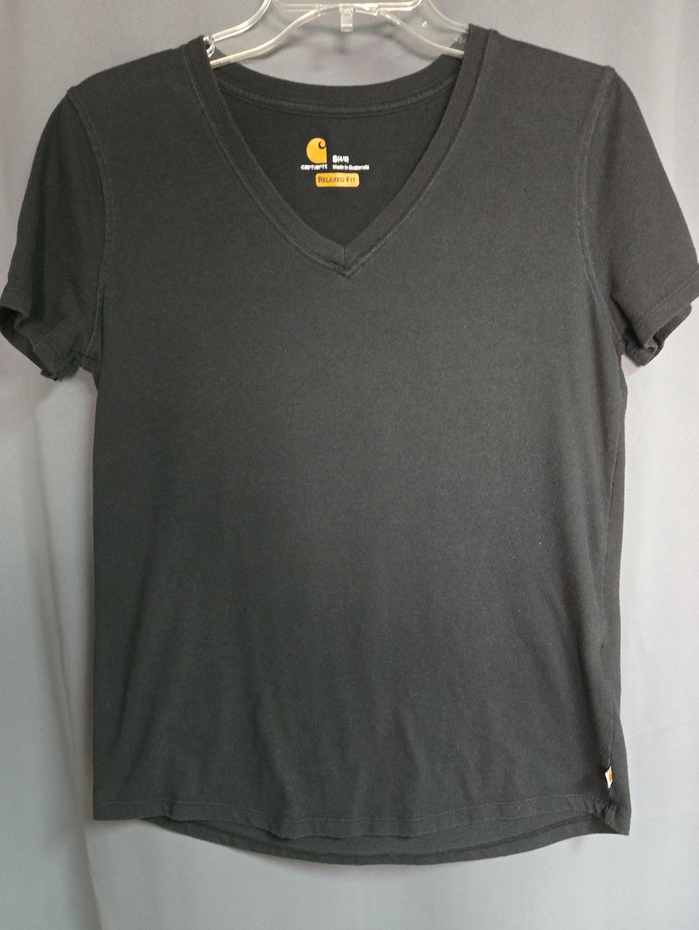 Carhartt Women's Black V-Neck Short Sleeve Tee